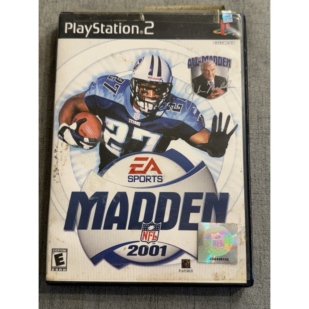 Madden 2001 Football - Sony PlayStation 2 w/pamphlet Untested Estate